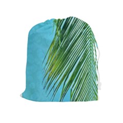 Tropical Palm Drawstring Pouch (xl) by TheLazyPineapple