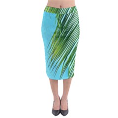 Tropical Palm Midi Pencil Skirt by TheLazyPineapple