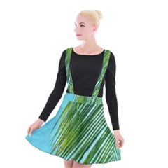 Tropical Palm Suspender Skater Skirt by TheLazyPineapple