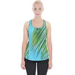 Tropical Palm Piece Up Tank Top by TheLazyPineapple