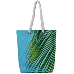 Tropical Palm Full Print Rope Handle Tote (small) by TheLazyPineapple