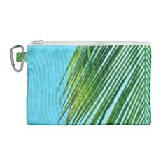 Tropical Palm Canvas Cosmetic Bag (large) by TheLazyPineapple