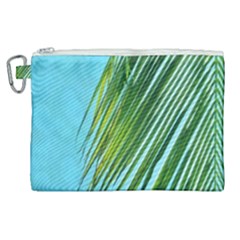 Tropical Palm Canvas Cosmetic Bag (xl) by TheLazyPineapple