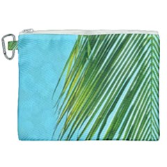 Tropical Palm Canvas Cosmetic Bag (xxl) by TheLazyPineapple