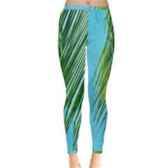 Tropical Palm Inside Out Leggings by TheLazyPineapple