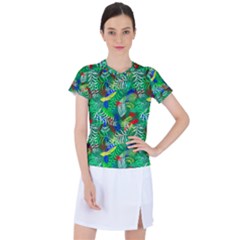 Flowers 50 1 Women s Sports Top