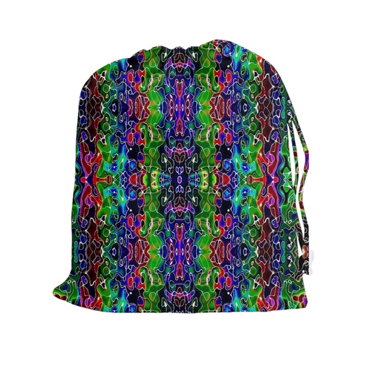 ABSTRACT-R-8 Drawstring Pouch (2XL)