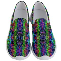 Abstract-r-8 Men s Lightweight Slip Ons by ArtworkByPatrick