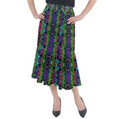 Abstract-r-8 Midi Mermaid Skirt by ArtworkByPatrick