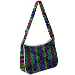 Abstract-r-8 Zip Up Shoulder Bag by ArtworkByPatrick