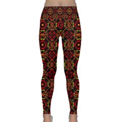 Rby-c-5-1 Lightweight Velour Classic Yoga Leggings by ArtworkByPatrick