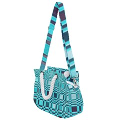 469823231 Glitch37 Rope Handles Shoulder Strap Bag by ScottFreeArt