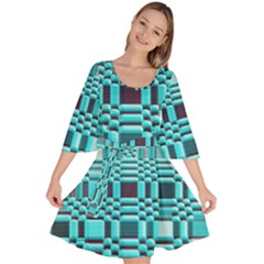 469823231 Glitch37 Velour Kimono Dress