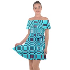 469823231 Glitch37 Off Shoulder Velour Dress by ScottFreeArt