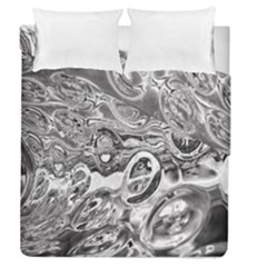 Pebbels In The Pond Duvet Cover Double Side (queen Size) by ScottFreeArt