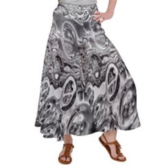 Pebbels In The Pond Satin Palazzo Pants by ScottFreeArt