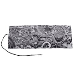 Pebbels In The Pond Roll Up Canvas Pencil Holder (s) by ScottFreeArt