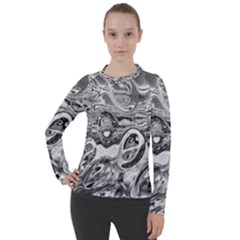 Pebbels In The Pond Women s Pique Long Sleeve Tee