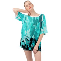 469823231 Glitch48 Oversized Chiffon Top by ScottFreeArt