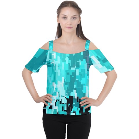 469823231 Glitch48 Cutout Shoulder Tee by ScottFreeArt