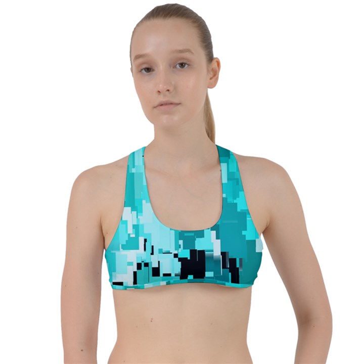 469823231 Glitch48 Criss Cross Racerback Sports Bra