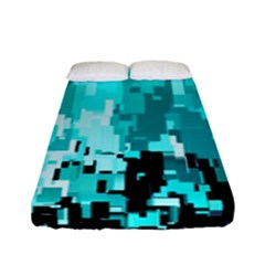 469823231 Glitch48 Fitted Sheet (full/ Double Size) by ScottFreeArt