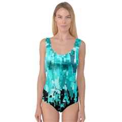 Princess Tank Leotard - Dark City Blue Sky by ScottFreeArt