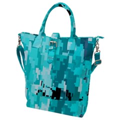 469823231 Glitch48 Buckle Top Tote Bag by ScottFreeArt