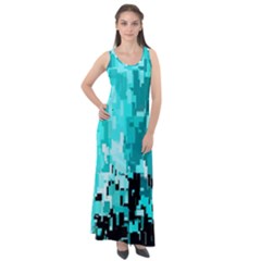 469823231 Glitch48 Sleeveless Velour Maxi Dress by ScottFreeArt