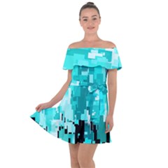 469823231 Glitch48 Off Shoulder Velour Dress by ScottFreeArt