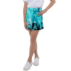 469823231 Glitch48 Kids  Tennis Skirt by ScottFreeArt