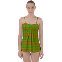 Generated Glitch20 Babydoll Tankini Set by ScottFreeArt