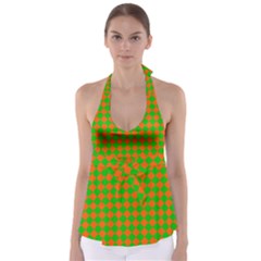 Generated Glitch20 Babydoll Tankini Top by ScottFreeArt