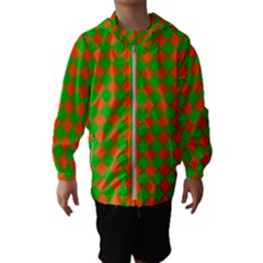 Generated Glitch20 Kids  Hooded Windbreaker