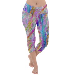 Screenshot 20200111 165940 Glitch6 Lightweight Velour Capri Yoga Leggings by ScottFreeArt