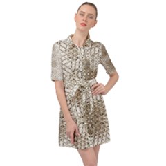 17 Square Triangle Oveerlaye Title X24 Image3a95253 Mirror Belted Shirt Dress by ScottFreeArt