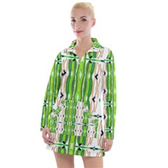 Cocoon Print Women s Long Sleeve Casual Dress by ScottFreeArt