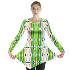 Cocoon Print Long Sleeve Tunic  by ScottFreeArt