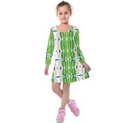 Cocoon Print Kids  Long Sleeve Velvet Dress by ScottFreeArt