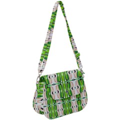 Cocoon Print Saddle Handbag by ScottFreeArt