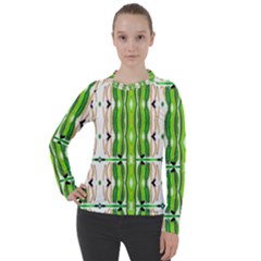 Cocoon Print Women s Pique Long Sleeve Tee