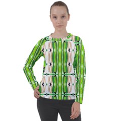 Cocoon Print Women s Long Sleeve Raglan Tee