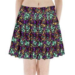 Abstract-r-9 Pleated Mini Skirt by ArtworkByPatrick