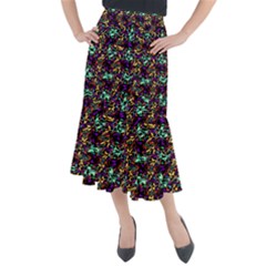 Abstract-r-9 Midi Mermaid Skirt by ArtworkByPatrick