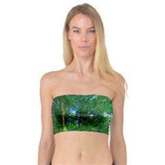 Airbrushed Sky Bandeau Top by Fractalsandkaleidoscopes