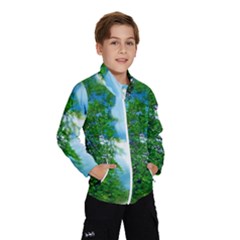 Airbrushed Sky Kids  Windbreaker by Fractalsandkaleidoscopes