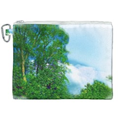 Airbrushed Sky Canvas Cosmetic Bag (xxl) by Fractalsandkaleidoscopes