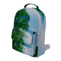 Airbrushed Sky Flap Pocket Backpack (large) by Fractalsandkaleidoscopes