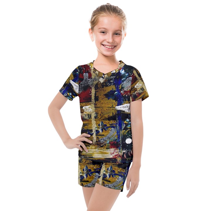 Fairy Tooth 1 3 Kids  Mesh Tee and Shorts Set