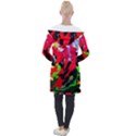 Faberge Chicken 1 3 Longline Hooded Cardigan View2